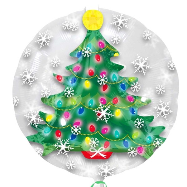 ANAGRAM 24″ INSIDERS “CHRISTMAS TREE” FOIL BALLOON IN A BALLOON