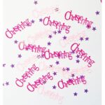 PINK BUNTING CHRISTENING FOIL CONFETTI