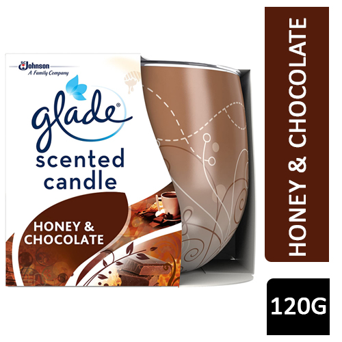 GLADE CANDLE HONEY & CHOCOLATE, 120G