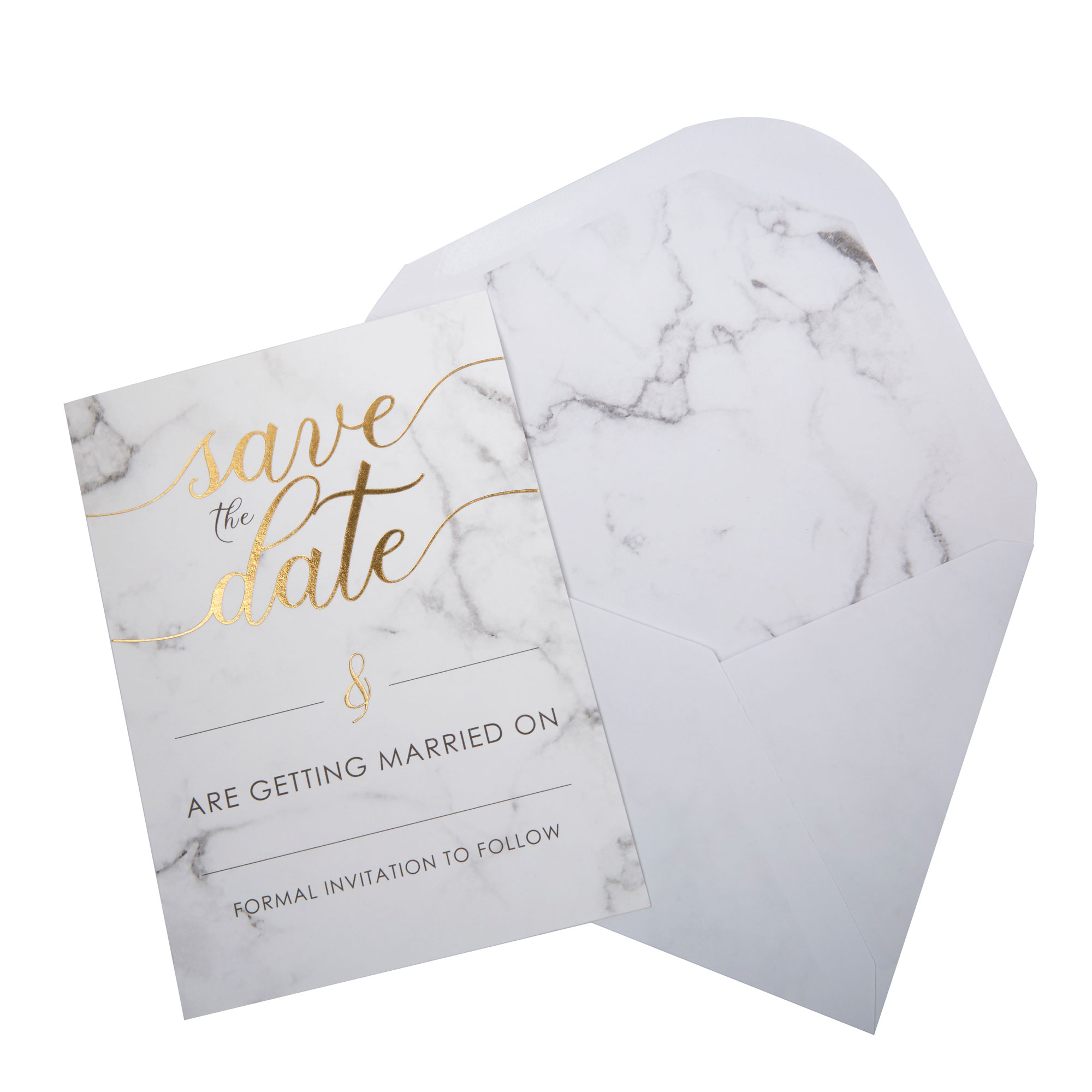 SCRIPTED MARBLE-SAVE THE DATES CARDS 10