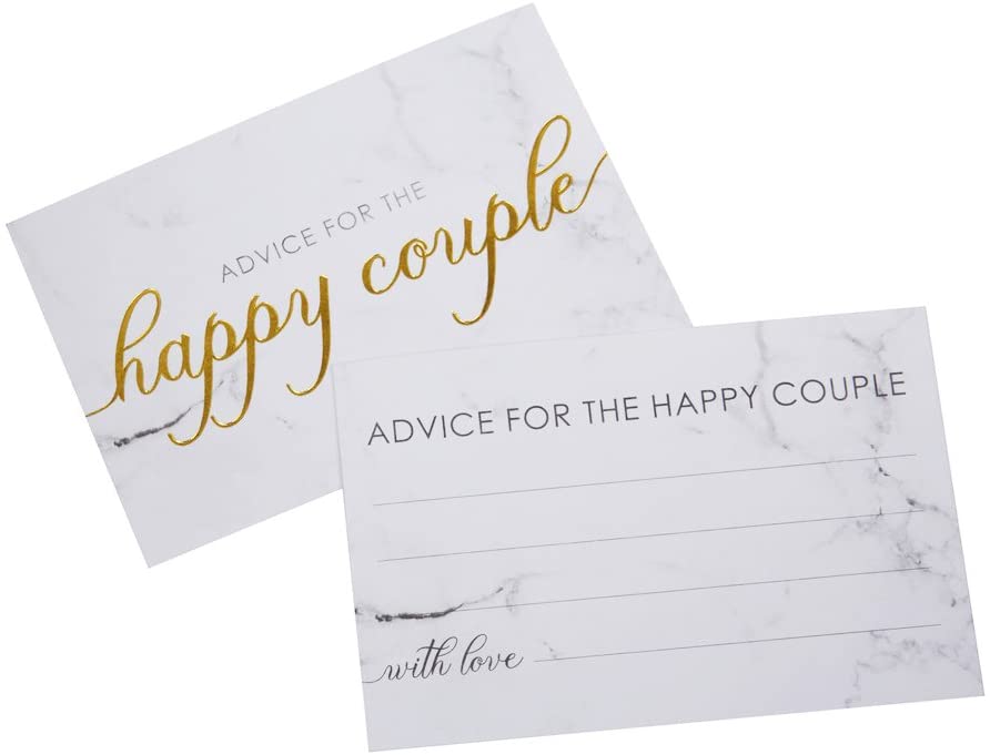 SCRIPTED MARBLE-WEDDING WISHES CARDS 25