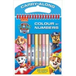 PAW PATROL COLOUR BY NUMBERS SET