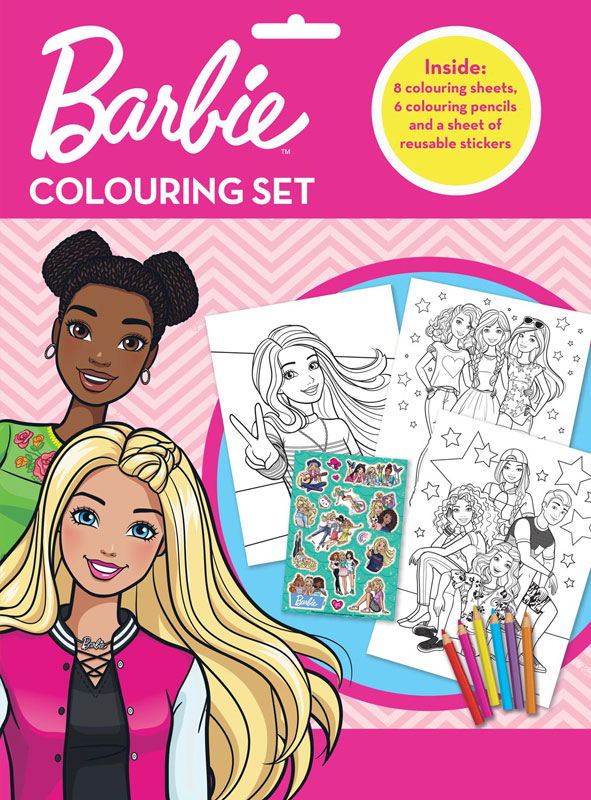 BARBIE COLOURING SET – Andil Brothers