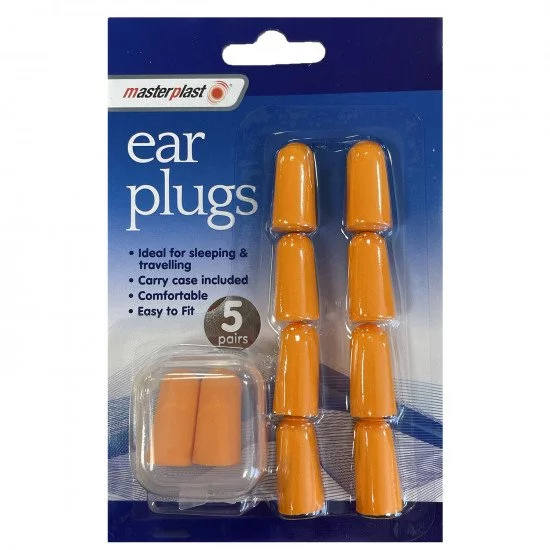 MASTERPLAST EAR PLUGS PACK OF 5