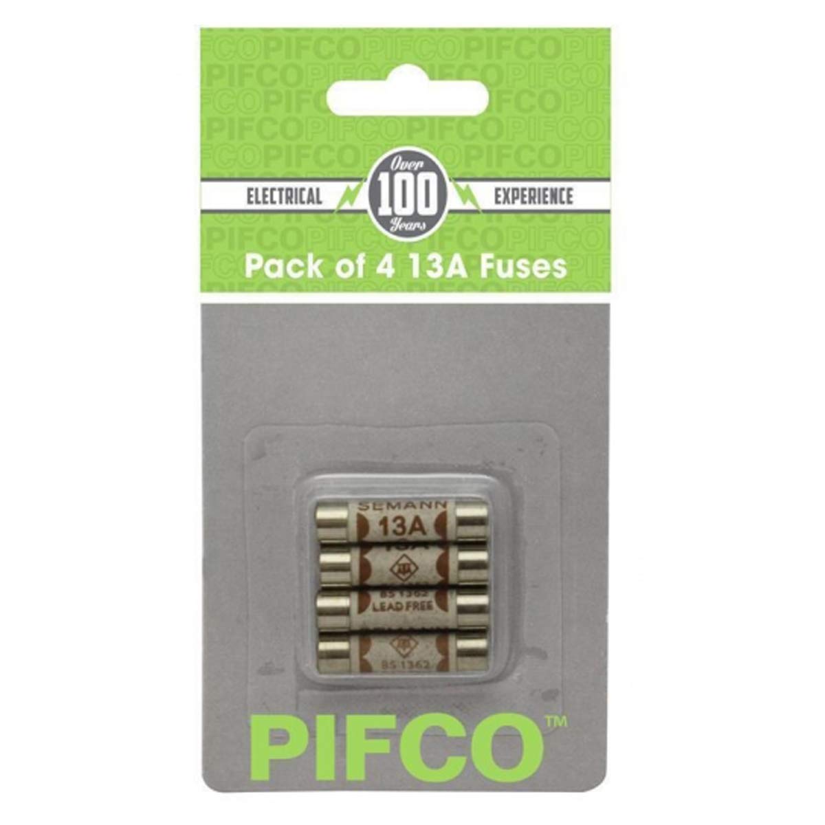 PIFCO PACK OF 4 3A FUSES, APPLIANCES WATTAGE: 250-750W