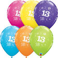 QUALATEX 11″13-A-ROUND TROPICAL ASSTORTED BALLOONS