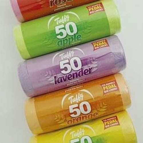 TUFFY SCENTED PEDAL BIN LINERS ROLL 50S