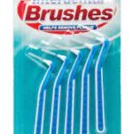 CLARADENT INTERDENTAL BRUSHES HELS TO REMOVE PLAGUE, 5 BRUSHES