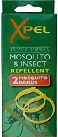 XPEL MOSQUITO REPELLENT BANDS TWIN PK